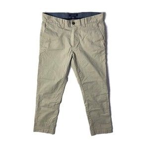 Tommy Hilfiger Tan Beige Khaki Chino Pants Tailored Fit